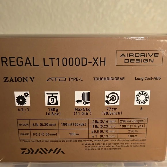 Daiwa Regal LT1000D-XH Fishing Reel And Trout Tackle.🐟🐟🐟🐟🐟🐟 - Picture 7 of 16